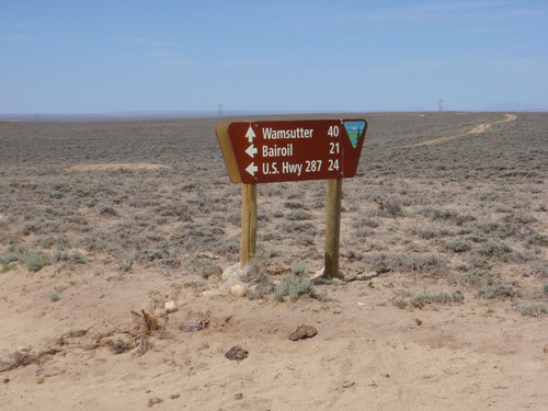 Signage at the intersection of CR 23 and CR22.